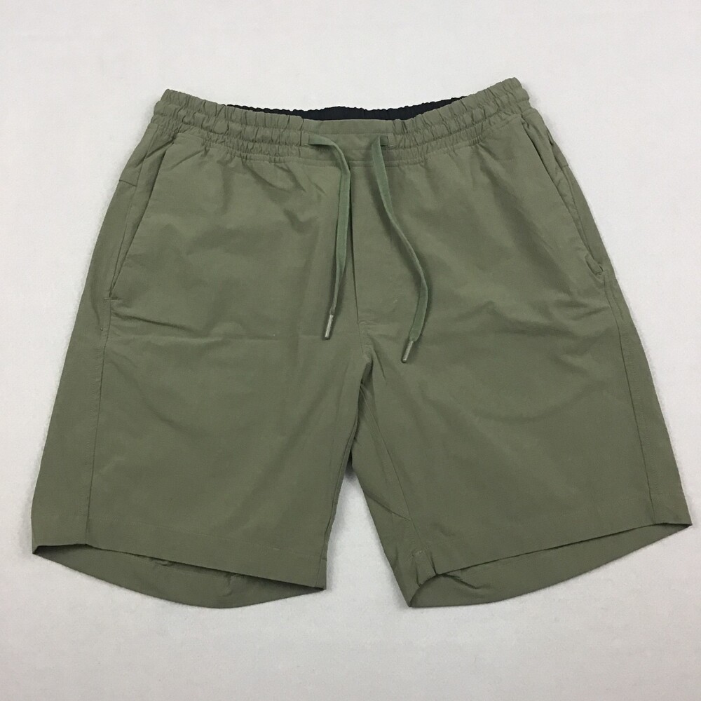 Lululemon Shorts Men Medium Sage Bowline Chino Athleisure Drawstring Ripstop M